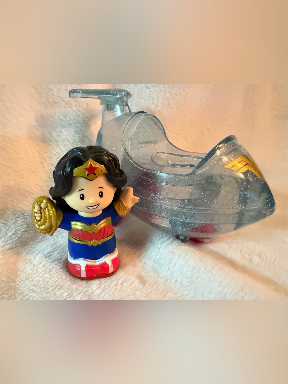 Fisher Price Little People Wonder Woman AND Plane
